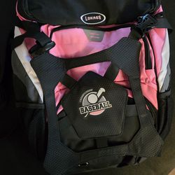 Baseball Backpack pink/black