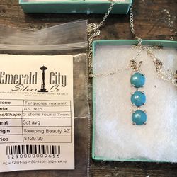 Turquoise necklace - new in box