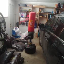 Punching Bag With Stand And Gloves