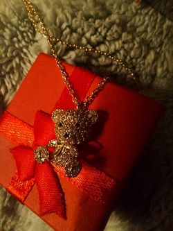 Pave Teddy BEAR Pendant/Necklaces.  $12 EA. OR BOTH for $20.