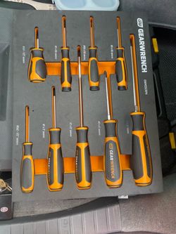 Philips head screw drivers 9 piece set