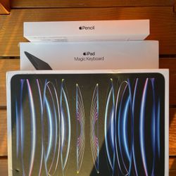 New iPad Pro 11” M2 256gb ( 4th Generation - 2022 ) + New Magic Keyboard + New Apple Pencil  