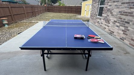Mesa De Pin Pon Incluye Pelotas Y Reaquetas
