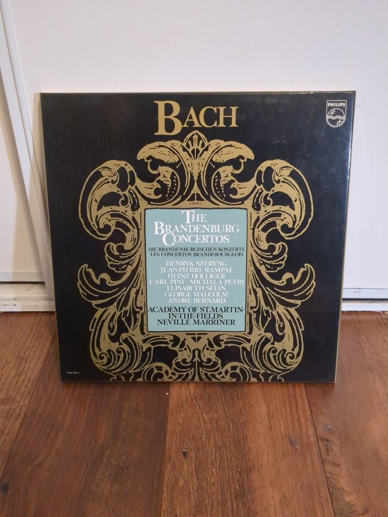 Record: Bach The Brandenburg Concertos Die Brandenburgischen Konzerte Les Concertos Brandebourgeois