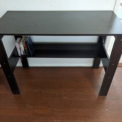 Chocolate Brown Desk With Under Shelf