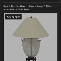 Ethan Allen Modern Table Lamps