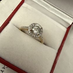 14k Diamond Ring 