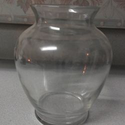Mid Century Hand Blown Glass Vase