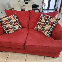 Living Room In Red, Juego De Sala