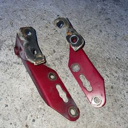1(contact info removed) ACURA INTEGRA HATCHBACK 3DR OEM HOOD HINGES LEFT & RIGHT SIDE GENUINE