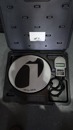 Instrumento para pesar tanques de freon