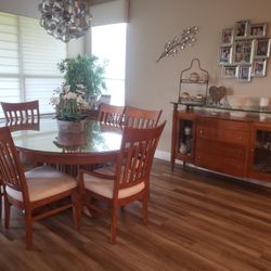 Dinning Set & Sideboard Buffet (Both)