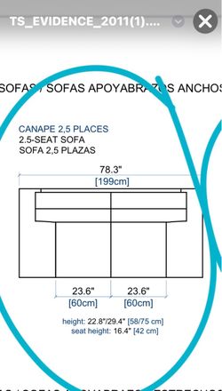 Roche Bobois Evidence Couch