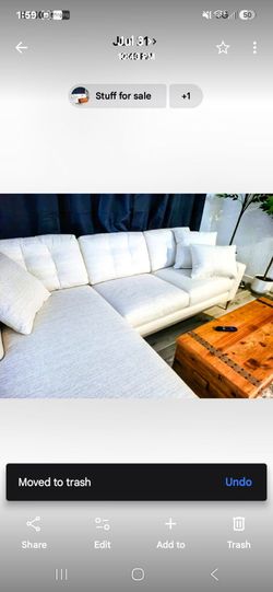 New Dania Celeste S1073  couch w/chaise