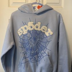 Sky blue Sp5der hoodie