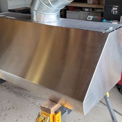 Wolf 54" Stainless Steel 24" Depth Pro Wall Hood