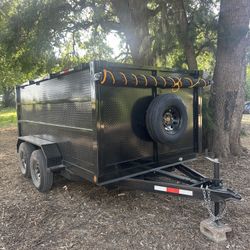 Dump trailer 8x12x4