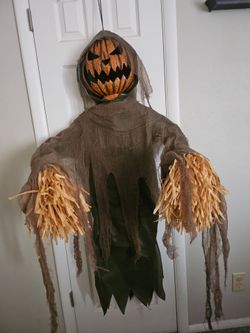 Halloween Pumpkin Scarecrow Hanging Decoration