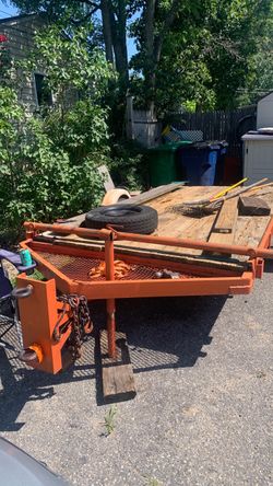 Heavy duty single axle trailer
