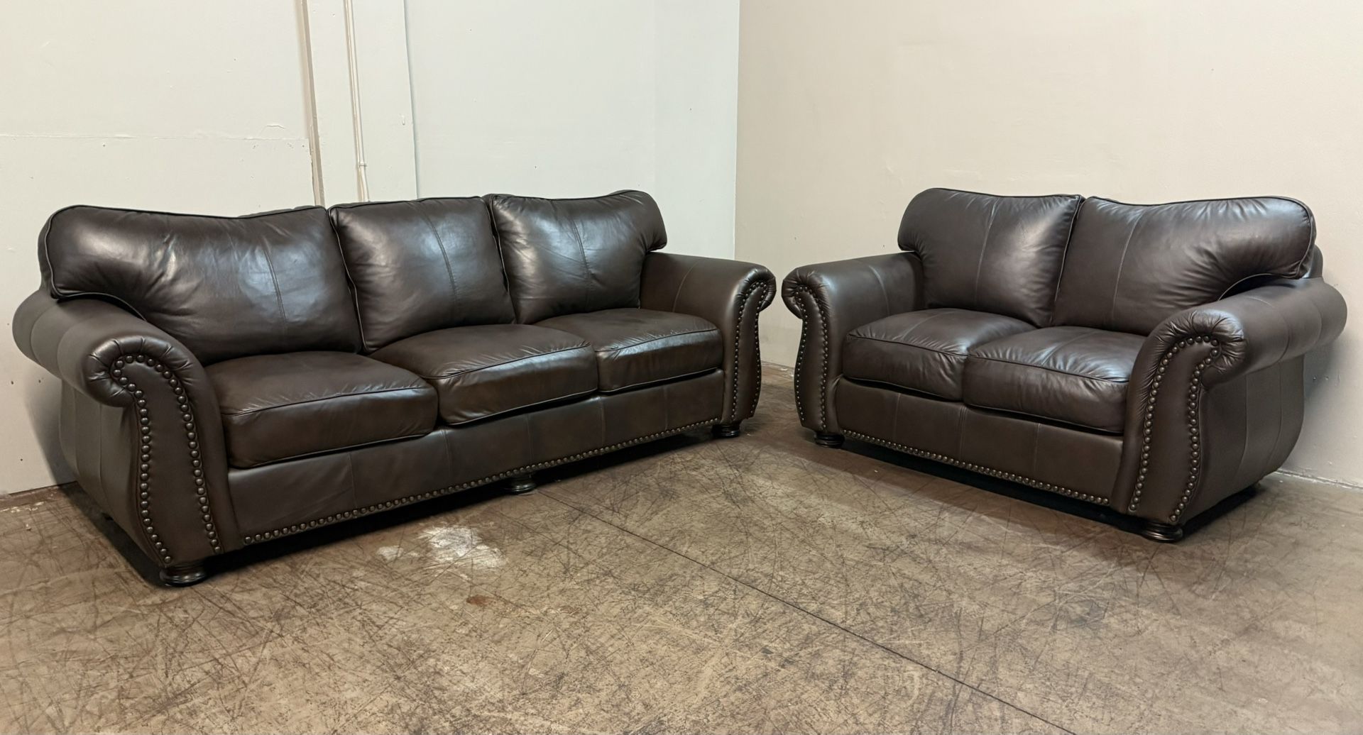 Full Leather Couches By Havertys