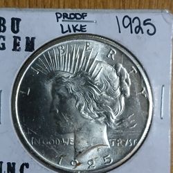 1925 PEACE DOLLAR 