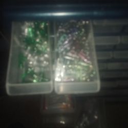 Metal Cabinet With Plastic Storage 30 Smaller Drawers And 9 Bigger 