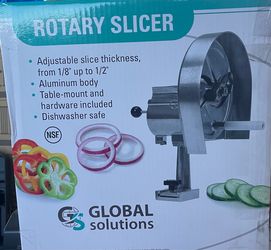 Rotary food slicer