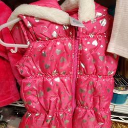 12 Month Sz Quilted Vest, Like New