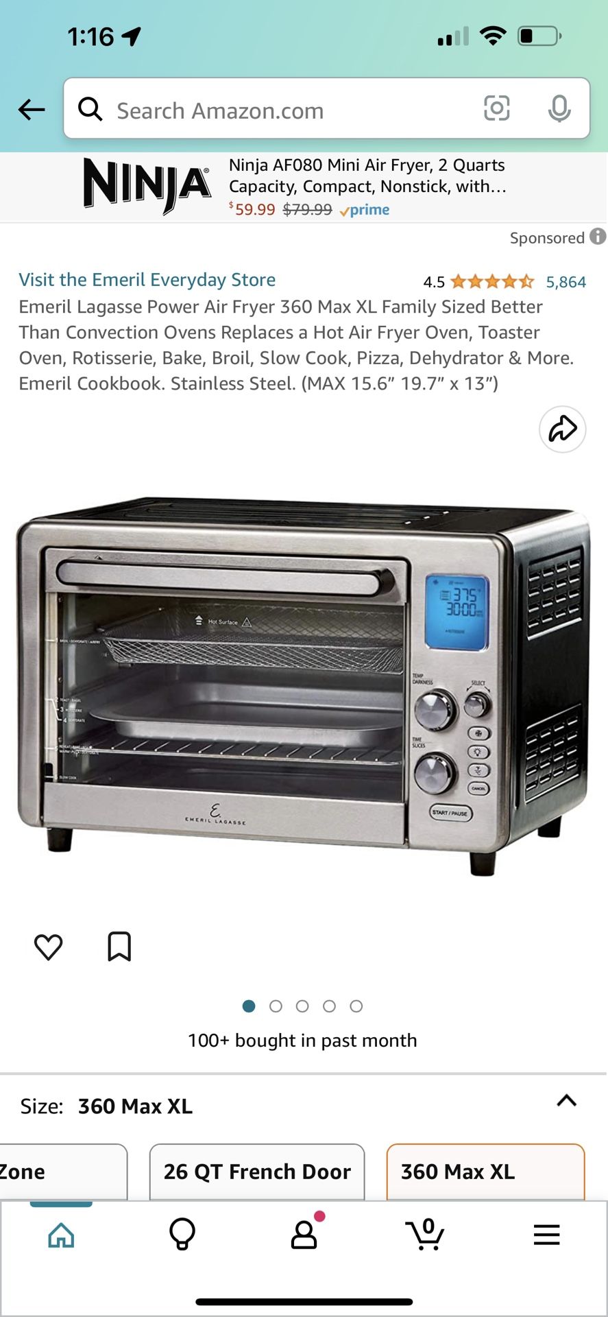 Emerils 360 XL AirFryer
