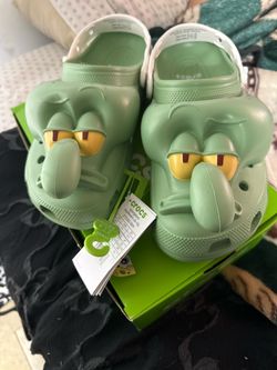 SpongeBob Patrick star clogs and squidward clogs  all size 11