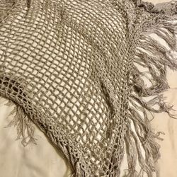 Shawl With Silver