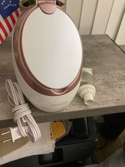 OKACHI GLIYA Face Steamer for Home Facial Deep Cleaning