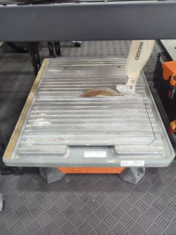 Ridgid tile saw