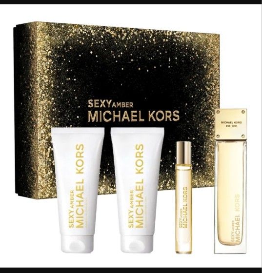 Sexy Amber Michael Kors Eau de Parfum 4 Psc Gift Set