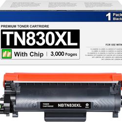 new TN830XL TN-830XL TN830 Brother Toner Cartridge - Replacement for Brother TN830XL Compatible with HL-L2460DW DCP-L2640DW HL-L2405W HL-L2400D HL-L24