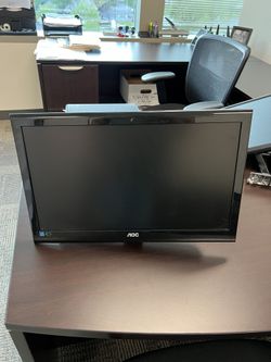 AOC 20 Inch Computer Screen VGA / DVI Inputs