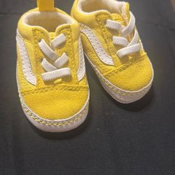Yellow Vans Baby Shoes 