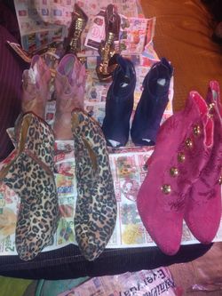 Apples bottom, high heels, stillettos.size 11.