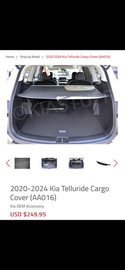 Cargo cover for Kia Telluride 2020-2024 models
