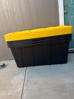 HDX 57 gallon tote