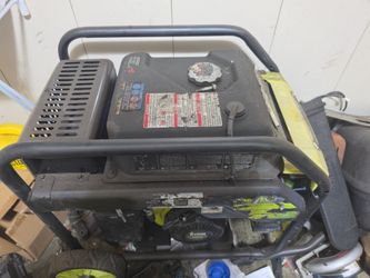 Ryobi generator 4000 W runs great