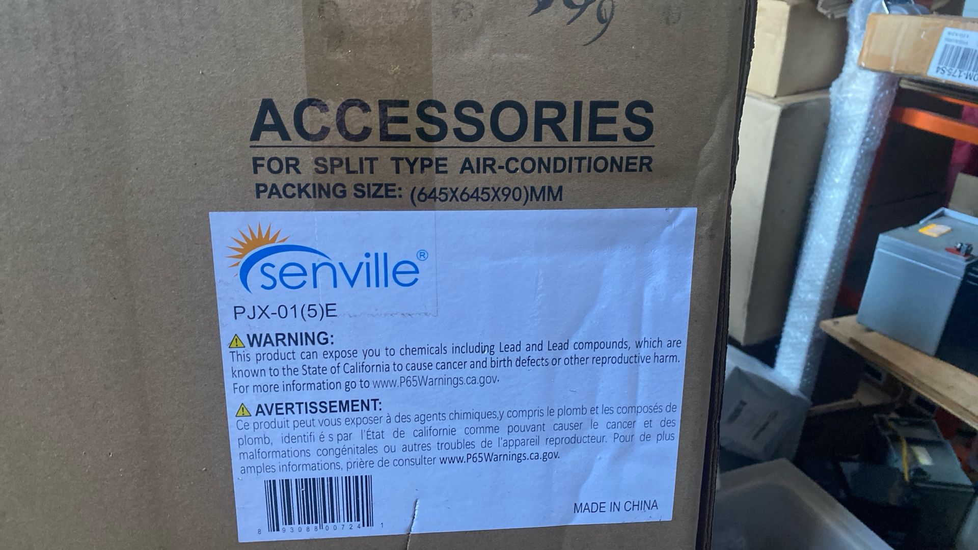 SENVILLE PJX-01(5)E. Air Conditioner Acc. Line Set. 16ft