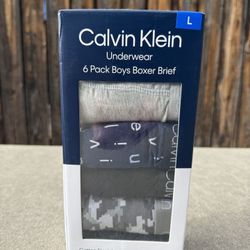 Calvin Klein Boys Boxer 6 Pack 