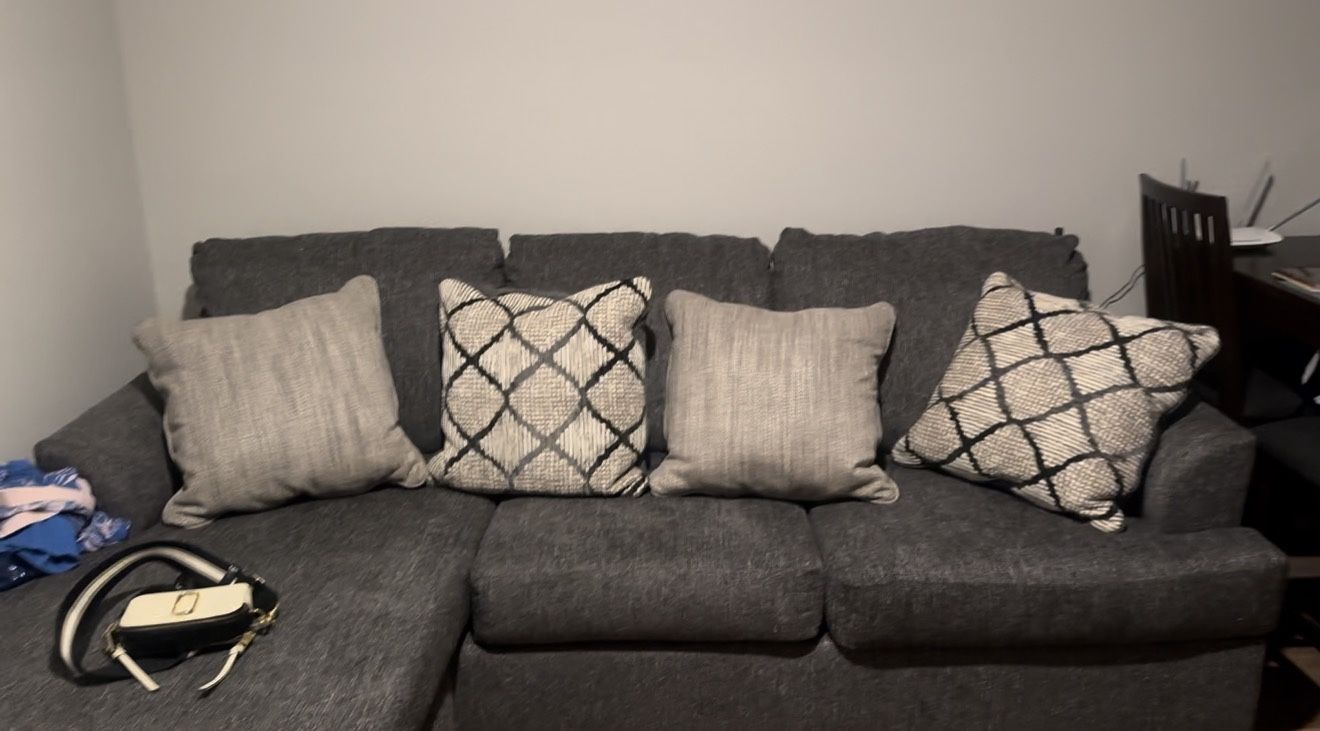 Grey Couch. 3 Seater