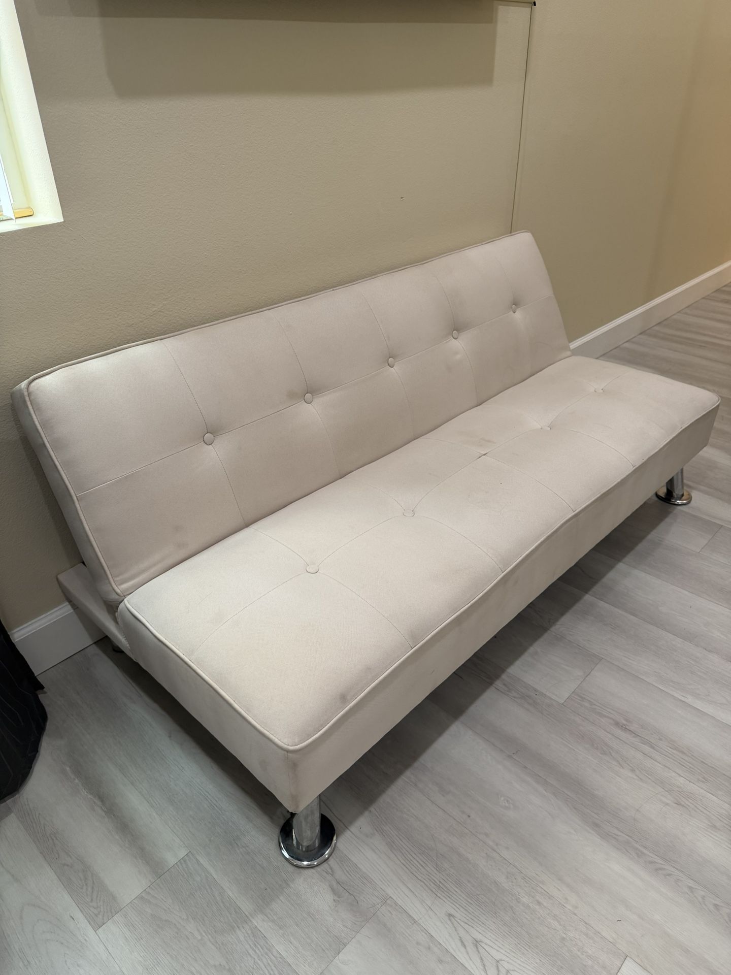 Beige Futon Sofa Bed for Sale in San Diego, CA - OfferUp