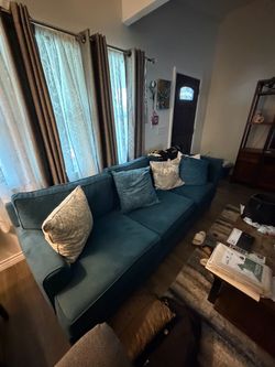 2 couches and 1 recliner