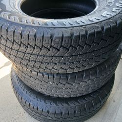 3 265 70 R 17 BRIDGESTONE TIRES 