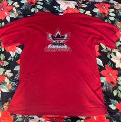 Vintage Adidas Originals Red Graphic T-Shirt