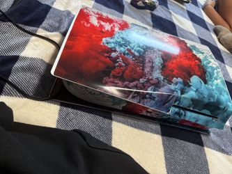 PS5 with a controller