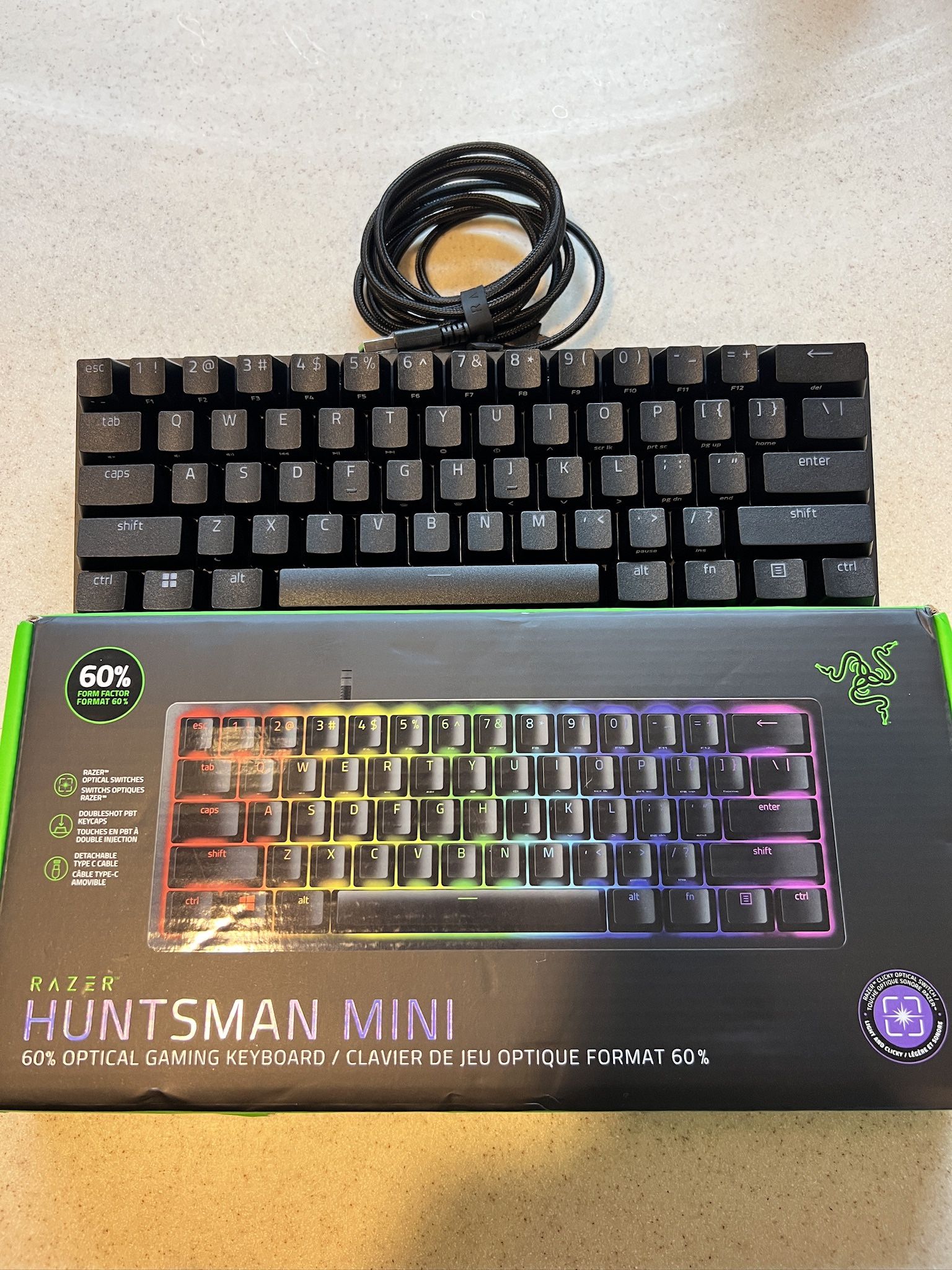 Razer Huntsman Mini 60% Gaming Keyboard